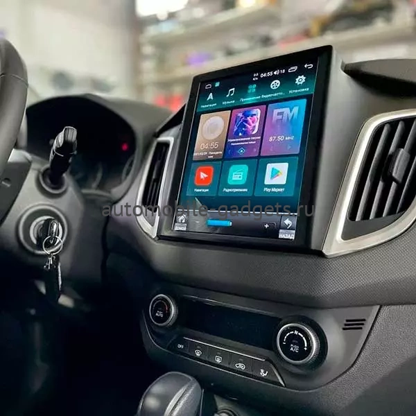 Roximo RT-2010 ("Тесла-стиль") Штатная магнитола для Hyundai Creta 2016+ на Android 10.0 c 6GB, DSP, 4G модемом