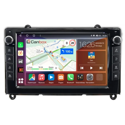 Штатная магнитола Toyota HiAce (H300) 2019-2024 Canbox H-Line 7823-9-260 на Android 10 (4G-SIM, 4/64, DSP, IPS) С крутилками