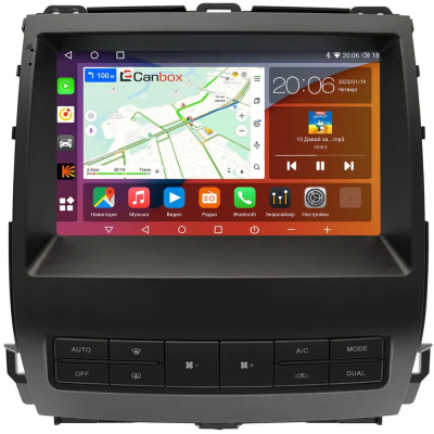 Штатная магнитола Canbox Logic-i3 2K 5735-9-8518 для Lexus GX 470 2002-2009 (для любой комплектации, тип 2) на Android 11 (4G-SIM, 8/256, DSP, 360, QLed)