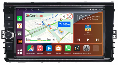 Штатная магнитола Volkswagen Passat B8, Tiguan 2, Teramont, Jetta 7, Arteon, Transporter T6, Caravelle T6, Multivan T6 2014-2022 Canbox Logic-i3 5737-9-1330 на Android 11 (4G-SIM, 6/128, DSP, 360, QLed)