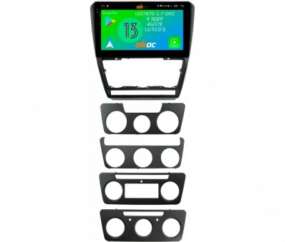 Штатная магнитола Airoc 2K AU-3202B для Skoda Octavia A5 black