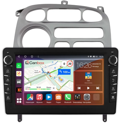 Штатная магнитола Hyundai Starex, H1 2000-2007 (серая) Canbox H-Line 7834-9-0292 Android 10 (4G-SIM, 6/128, DSP, IPS) С крутилками