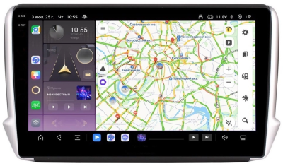 Carmedia OL-1964-PH-1010-6128-2K-TS20 штатная магнитола для Peugeot 208, 2008 2013-2019 на Android 13 c 6GB, DSP, 4G