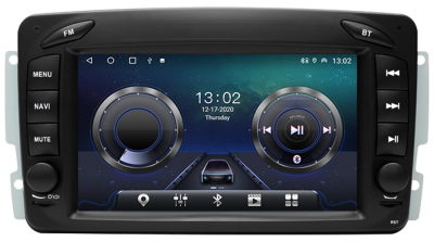 Carmedia MKD-7108-S10 штатная магнитола для Mercedes-Benz C W203, CLK W209, G W463, Vito, Viano W639 на Android 12 с 4GB, DSP, 4G