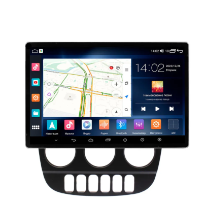 Магнитола для Mercedes ML320 1998-2002 черная Parafar (cо встроенным модулем для подключения камер 360) на Андроид 13.0 PF888LUX213u2kAIR360