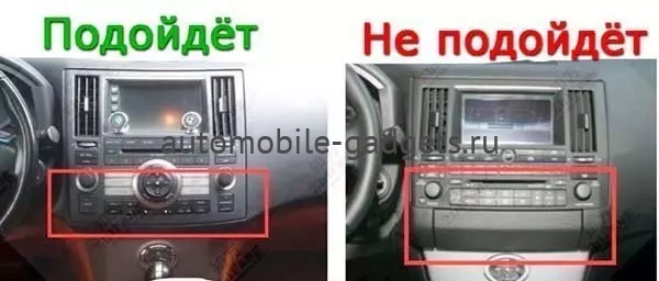 FarCar ZF007 ("Тесла-стиль") штатная магнитола для Infiniti FX35 2004-2008 и FX45 2004-2008 на Android 9.0 c 4GB