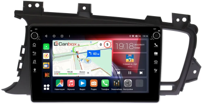 Штатная магнитола Canbox H-Line 7803-9015 для Kia Optima 3, K5 2010-2013 на Android 10 (4G-SIM, 4/64, DSP, IPS) С крутилками для авто без камеры