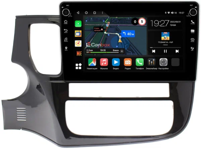 Штатная магнитола Mitsubishi Outlander 3 2012-2024 Canbox M-Line 7805-10-493 на Android 10 (4G-SIM, 2/32, DSP, QLed) С крутилками