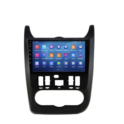 Магнитола для Renault Logan/Sandero 2009-2014 цвет Черный Parafar на Андроид 12.0 PF175T2RGx