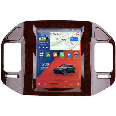 Штатное головное устройство Mitsubishi Pajero 3, Montero 3 1999-2006 Canbox PRO-Line (Tesla style) 9.7 дюймов 8/256 7883-1312-54 на Android 13 (4G-SIM, DSP, QLed)
