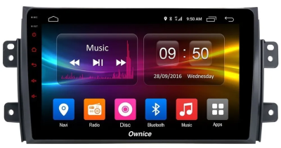 Carmedia OL-9625-PH-9009-12256-TS20 штатная магнитола для Suzuki SX4, Fiat Sedici (2006-2014) на Android 13 c 12GB, DSP, 4G