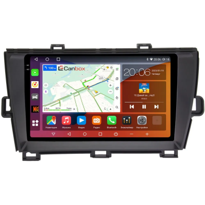 Штатная магнитола Canbox EVO 2K 5833-9-195 для Toyota Prius 3 (XW30) 2009-2015 (правый руль) на Android 14 (4G-SIM, 16/512, DSP, QLed, AI, 360)