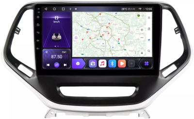 Carmedia EW-1253-PH-1010-12256-TS20 магнитола для Jeep Cherokee 2014+ на Android 13 c 12GB, DSP, 4G