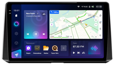 Штатное головное устройство Toyota Corolla (E210), Corolla Cross 2018-2024 Teyes CC3 2K 360 6/128 10.36 дюймов RM-1078 на Android 10 (4G-SIM, DSP, QLed)