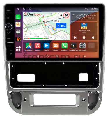 Штатная магнитола Peugeot 406 1999-2005 (серебряная) Canbox H-Line 7845-9-0039 Android 10 (4G-SIM, 8/256, DSP, QLed)