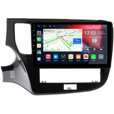 Штатная магнитола Mitsubishi Outlander 3 2012-2024 Canbox Logic-i3 5738-10-1153 на Android 11 (4G-SIM, 6/128, DSP, 360, QLed)