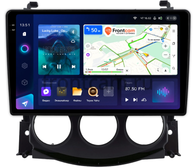 Штатное головное устройство Nissan 370Z 2008-2020 (для авто без экрана) Teyes CC3 2K 360 6/128 9.5 дюймов RM-9-0107 на Android 10 (4G-SIM, DSP, QLed)