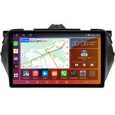 Штатная магнитола Suzuki Ciaz 2014-2019 Canbox H-Line 2K 4184-9-1555 на Android 10 (4G-SIM, 6/128, DSP, QLed)