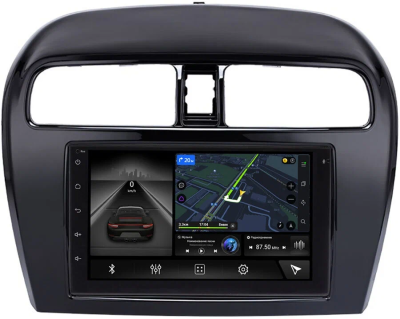 Магнитола в штатное место 2 din Mitsubishi Mirage 6 2012-2024 Canbox 2/32 на Android 10 (GT7-RP-11-129-1-365) (IPS, DSP, CarPlay)