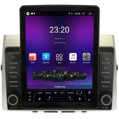 Штатная магнитола Canbox GT095-9325 для Toyota Corolla Verso 2004-2009 на Android 10 (QLed, 2/32, DSP, CarPlay)