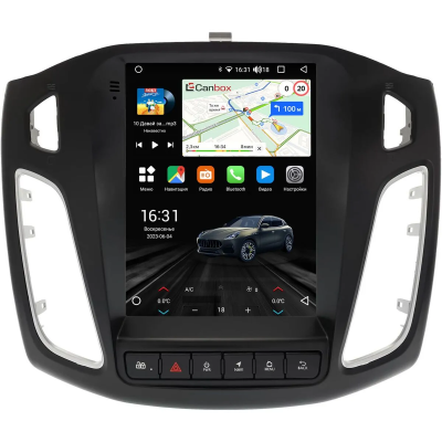 Штатное головное устройство Ford Focus 3 2011-2019 (Тип 2) Canbox M-Line (Tesla style) 9.7 дюймов 4/64 5622-1312-214 на Android 10 (4G-SIM, DSP, QLed)