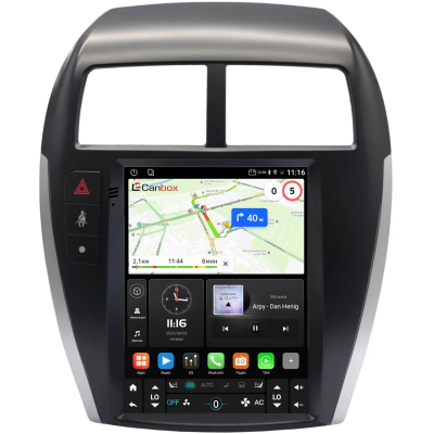 Штатное головное устройство Peugeot 4008 2012-2017 Canbox M-Line (Tesla style) 9.7 дюймов 4/64 5622-1312-29 на Android 10 (4G-SIM, DSP, QLed)