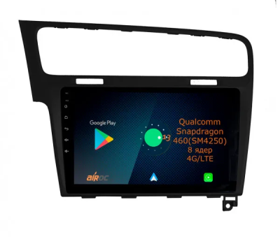 Штатная магнитола Airoc AQ-3715B для Volkswagen Golf 7 black