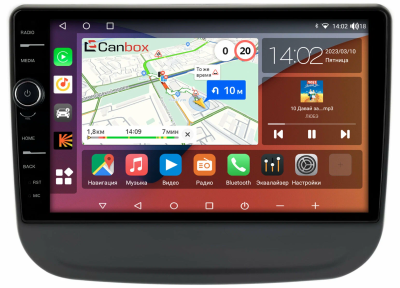 Штатная магнитола Chevrolet Equinox 3 2017-2024 Canbox H-Line 7855-10-0700 на Android 10 (4G-SIM, 8/256, DSP, QLed)