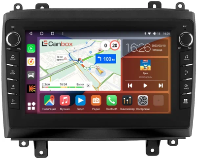 Штатная магнитола Canbox H-Line 7836-10-3528 для Cadillac CTS, SRX 2003-2009 на Android 10 (4G-SIM, 4/32, DSP, QLed) С крутилками