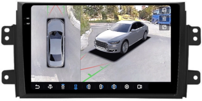 FarCar S500 BX124M 360 штатная магнитола для Suzuki SX4, Fiat Sedici (2006-2014) на Android 14 c 6GB, DSP, 4G