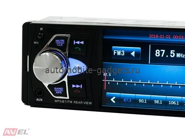 AVS080W (#001) Универсальная магнитола 1DIN