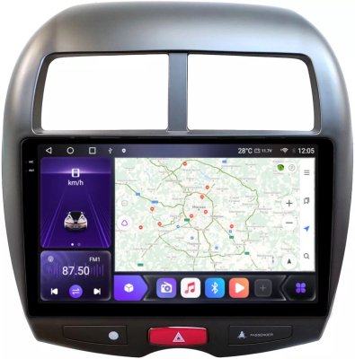 Carmedia OL-1631-U-2K магнитола для Mitsubishi ASX (2010-2016), Peugeot 4008, Citroen C4 Aircross на Android 12 c 8GB, DSP, 4G