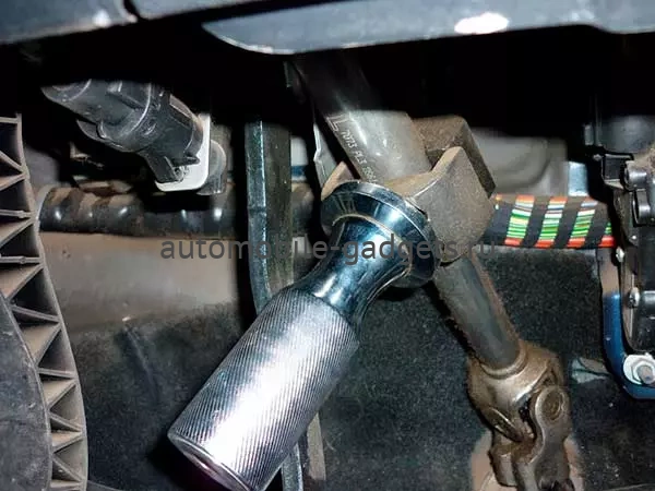 Sentry Agent противоугонный блокиратор рулевого вала (ПОДХОДИТ НА ВАЛ ОТ 14мм ДО 28мм)