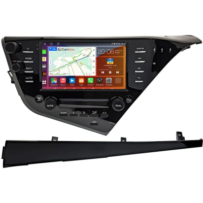 Штатная магнитола Toyota Camry XV70 2017-2021 (для авто с NAVI, левый руль) Canbox Logic-i3 2K 5733-9-1870 на Android 11 (4G-SIM, 6/128, DSP, 360, QLed)