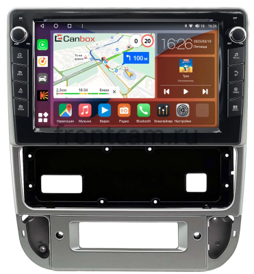 Штатная магнитола Peugeot 406 1999-2005 (серебряная) Canbox H-Line 7823-9-0039 Android 10 (4G-SIM, 4/64, DSP, IPS) С крутилками