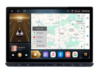Штатная магнитола Audi Q7 2005-2016 13,3 дюйма Carmedia OL-3066-1031-Q на Android 12 (4G-SIM, 6/128, DSP, QLed)