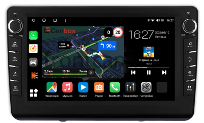 Штатная магнитола Honda UR-V, Avancier 2 2016-2025 Canbox M-Line 7835-10-2149 на Android 10 (4G-SIM, 2/32, DSP, QLed) С крутилками