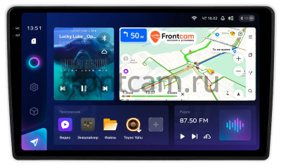 Штатное головное устройство Teyes CC3 2K 360 6/128 10.36 дюймов RM-10-1952 для Citroen C5 2 2007-2017 на Android 10 (4G-SIM, DSP, QLed)