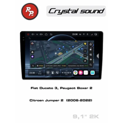 Автомагнитола RedPower 85176 для Fiat Ducato 3, Peugeot Boxer 2, Citroen Jumper 2 (2006-2022)