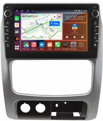 Штатная магнитола Canbox M-Line 7831-9-0046 для Jeep Cherokee 3 (KJ), Liberty (North America) 2001-2007 (серебренная) на Android 10 (4G-SIM, 2/32, DSP, IPS) С крутилками
