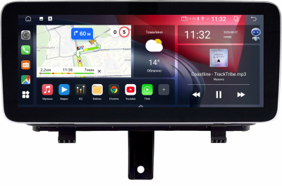 Штатная магнитола Audi Q3 (8U) 2011-2018 12.3 дюйма Canbox GTR1232-0080 на Android 10 (CarPlay, 4/64, DSP, QLed) Mercedes Style