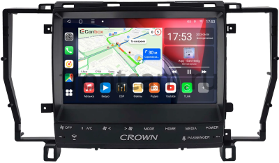 Toyota Crown (S180) 1999-2008 (для авто с Navi и 6CD, Тип 2) Canbox L-Line 4169-9-2115 на Android 10 (4G-SIM, 2/32, TS18, DSP, QLed)