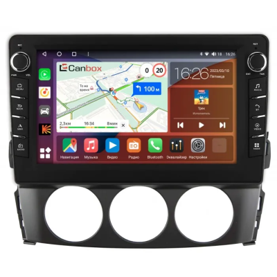 Штатная магнитола Canbox H-Line 7833-9-519 для Mazda MX-5 3 (NC) 2005-2015 на Android 10 (4G-SIM, 4/64, DSP, IPS) С крутилками