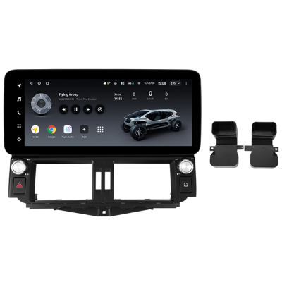 Штатная магнитола Toyota Land Cruiser Prado 150 2009-2013 (для авто с Navi и JBL Synthesis) 12.3 дюйма Teyes LUX ONE 4/32 RM-0561 на Android 10 (4G-SIM, 4/32, DSP, QLed) BMW Style