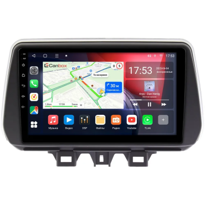 Штатная магнитола Canbox EVO 5811-9158 для Hyundai Tucson 3 2018-2021 на Android 14 (4G-SIM, 6/128, DSP, QLed, AI, 360)