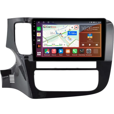 Штатная магнитола Mitsubishi Outlander 3 2012-2024 (глянцевая) Canbox EVO 5810-9-0145 на Android 14 (4G-SIM, 4/64, DSP, QLed, AI, 360)