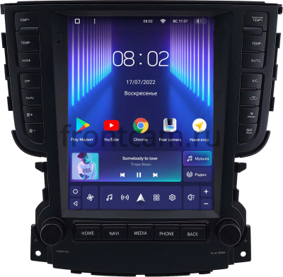 Штатное головное устройство Acura TL 3 2003-2008 Teyes TPRO 2 DS (Tesla style) 9.7 дюймов 4/64 RM-1312-239 на Android 10 (4G-SIM, DSP, QLed)