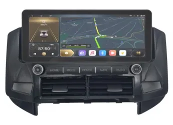 Carmedia KP-M1207FW-OL-1053-Q Штатный монитор 12.3" для Mitsubishi Pajero IV 2006+ на Android 12 c 6Gb, DSP, 4G Audi Style