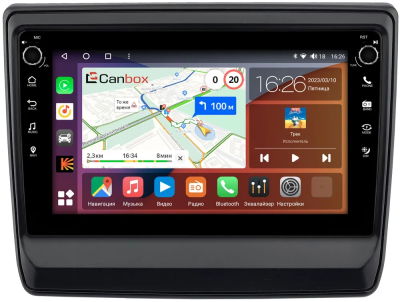 Штатная магнитола Isuzu D-Max 3, MU-X 2 2019-2024 (матовая, Тип 2) Canbox M-Line 7801-9-0160 Android 10 (4G-SIM, 2/32, DSP, IPS) С крутилками