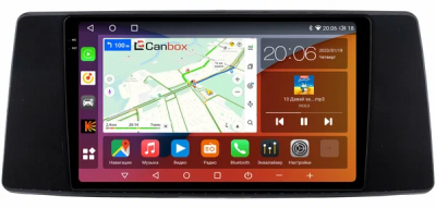 Штатная магнитола Toyota Sienna 4 2020-2024 (глянцевая) Canbox H-Line 2K 4181-10-0499 на Android 10 (4G-SIM, 4/32, DSP, QLed)